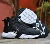 nike air huarache acronym achat pas cher black white n1575-1